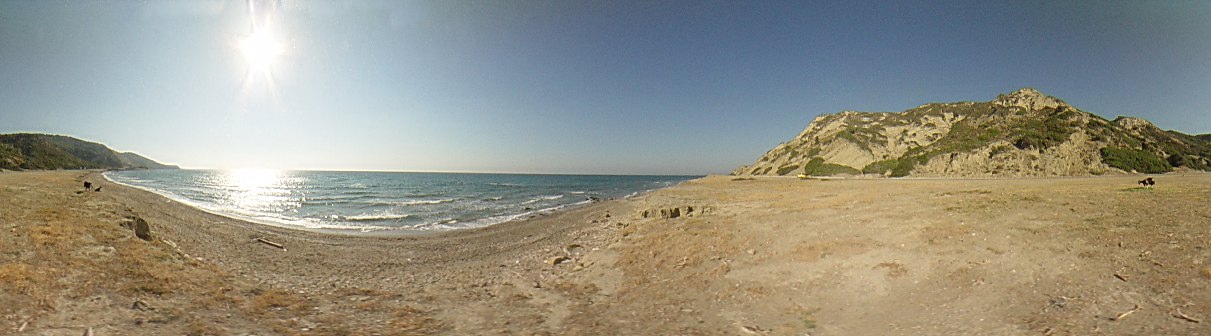 West coast beach, Rhodes island Photo Image of Rhodes - Rodos - Rhodos island, Greece